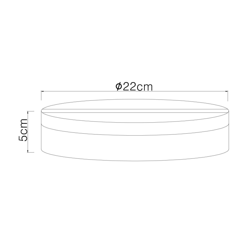 Globo - LED lubinis šviestuvas LED/12W/230V 4000K diametras 22 cm balta