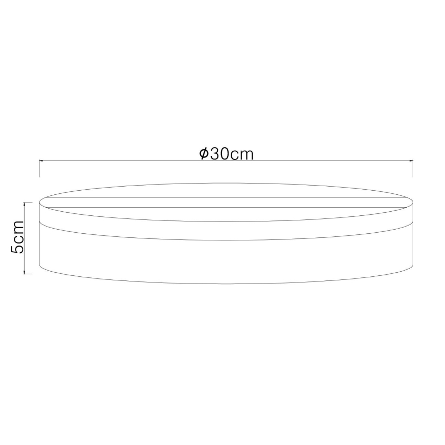 Globo - LED lubinis šviestuvas LED/18W/230V 4000K diametras 30 cm balta