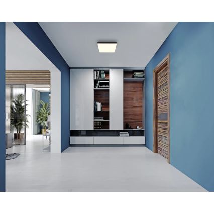 Globo - LED lubinis šviestuvas LED/18W/230V 4000K 30x30 cm juoda