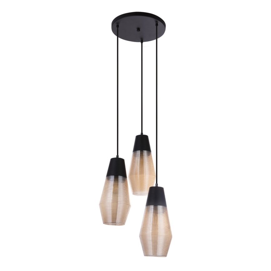 Globo 15043-3 - Sietynas, kabinamas ant virvės WAYNE 3xE27/60W/230V