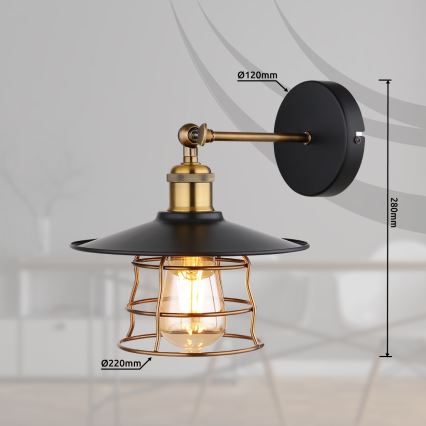 Globo – Sieninė lempa 1xE27/60W/230V