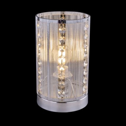 Globo - Krištolinė stalo lempa 1xE14/40W/230V