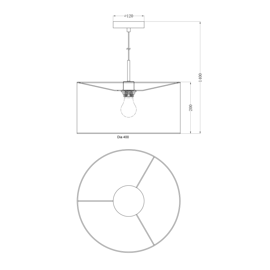Globo - Sietynas 1xE27/60W/230V