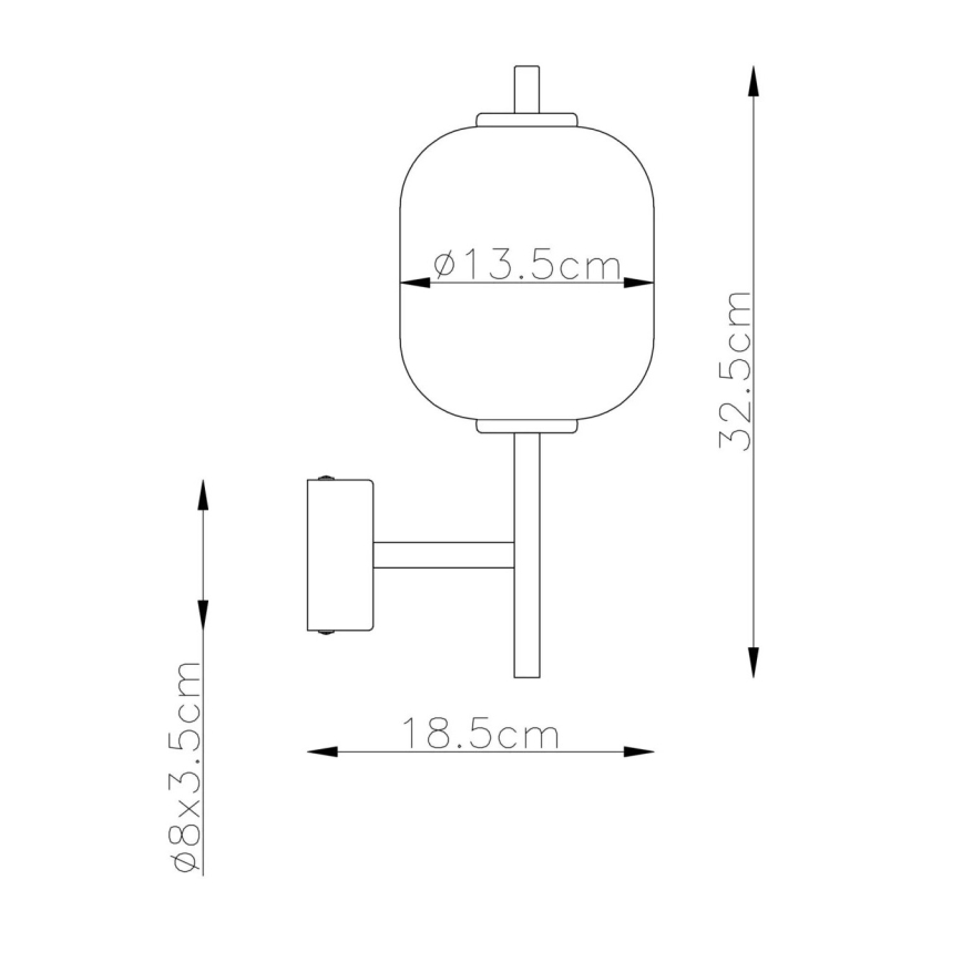 Globo - LED sieninis šviestuvas LED/7W/230V