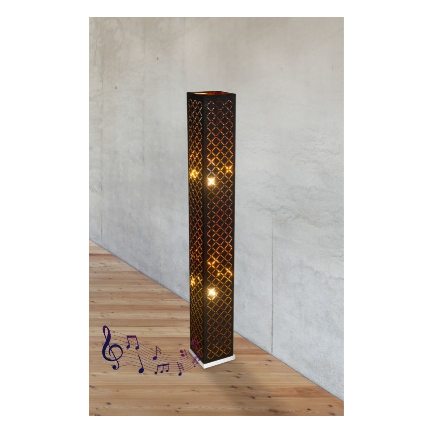 Globo - Grindų lempa su garsiakalbiu 2xE27 / 40W / 230V