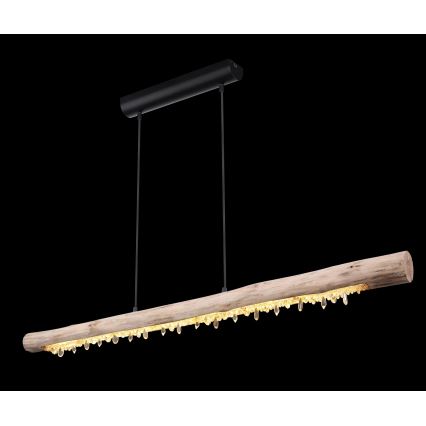 Globo 15354-20 - reguliuojamas LED kabantis šviestuvas ant laido FELICITAS LED/25W/230V, smėlinis