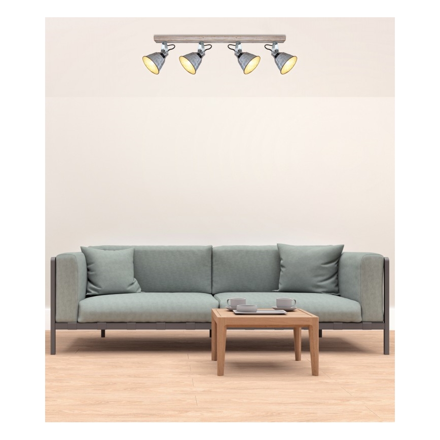 Globo - Akcentinis apšvietimas 4xE27/60W/230V kėnis
