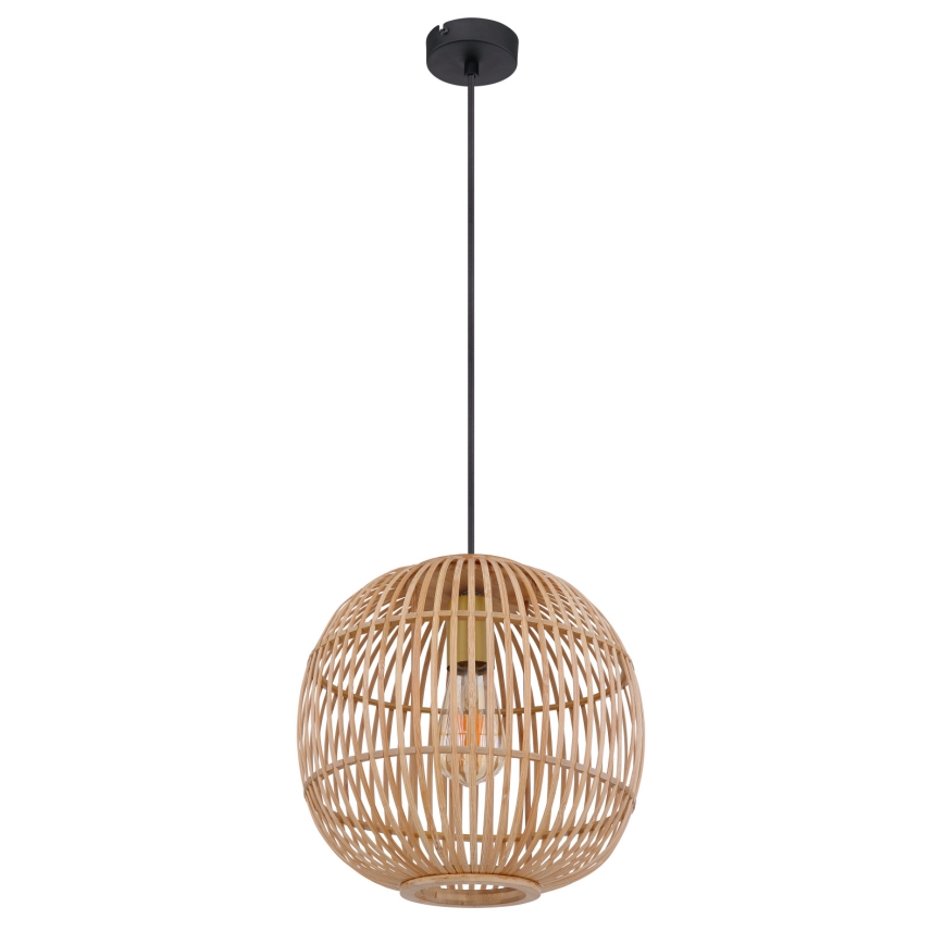 Globo - Pakabinamas sietynas 1xE27/60W/230V bamboo