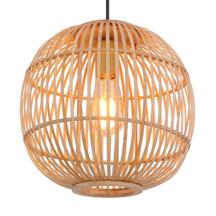 Globo - Pakabinamas sietynas 1xE27/60W/230V bamboo