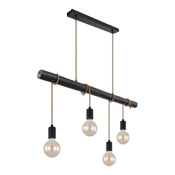 Globo 15459-4H - Pakabinamas sietynas LEO 4xE27/60W/230V