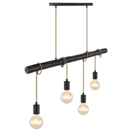 Globo 15459-4H - Pakabinamas sietynas LEO 4xE27/60W/230V