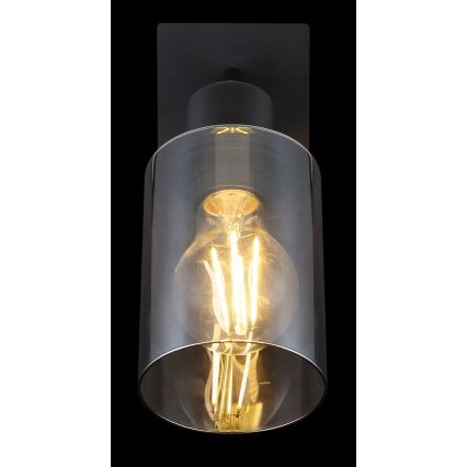 Globo - Sieninis akcentinis šviestuvas 1xE27/15W/230V juoda