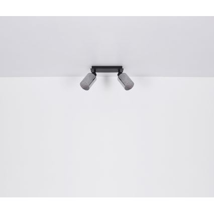Globo - Akcentinis apšvietimas 2xE27/15W/230V juoda