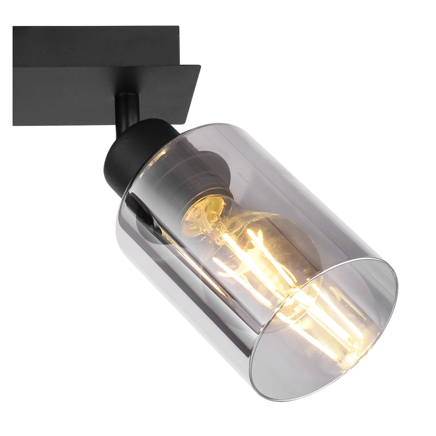 Globo - Akcentinis apšvietimas 2xE27/15W/230V juoda