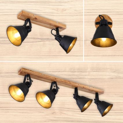 Globo - Sieninis akcentinis šviestuvas 1xE27/60W/230V kėnis