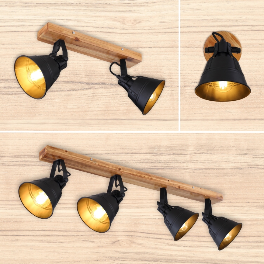 Globo - Sieninis akcentinis šviestuvas 1xE27/60W/230V kėnis