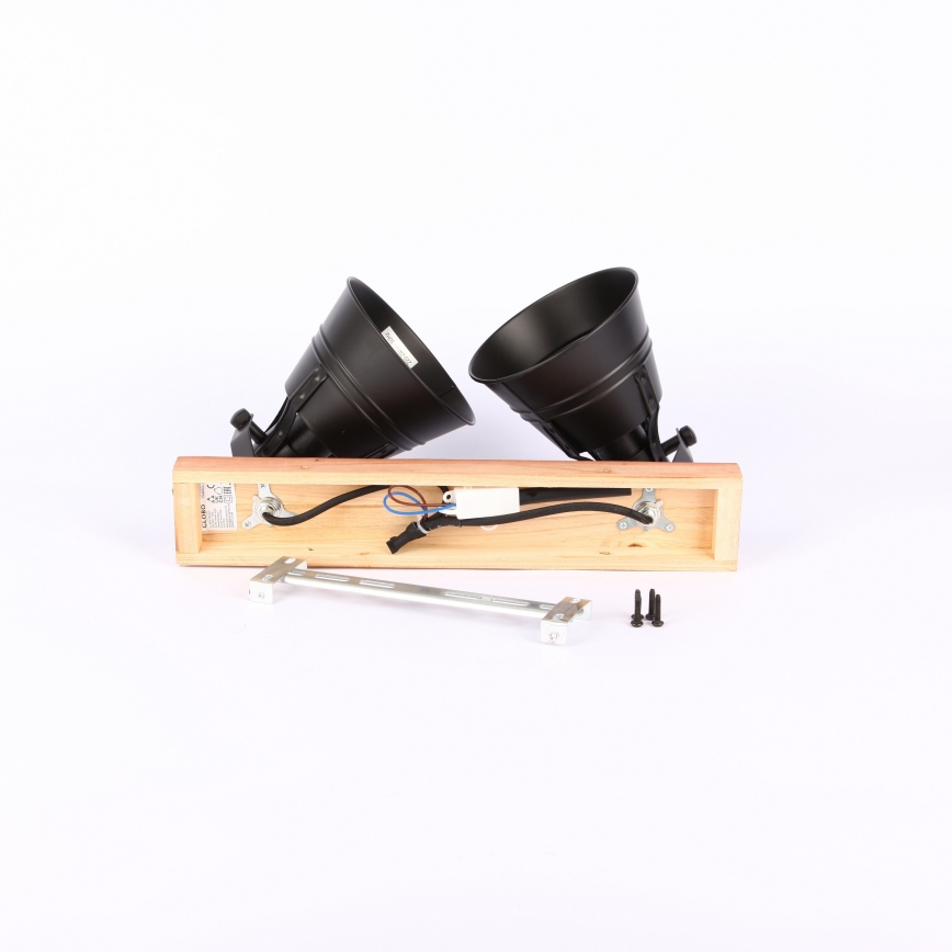 Globo - Akcentinis apšvietimas 2xE27/60W/230V kėnis