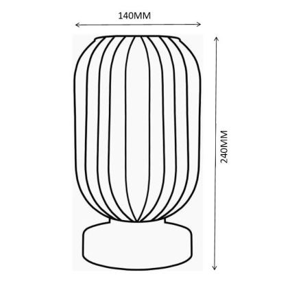 Globo - Stalinis šviestuvas 1xE27/40W/230V žalia