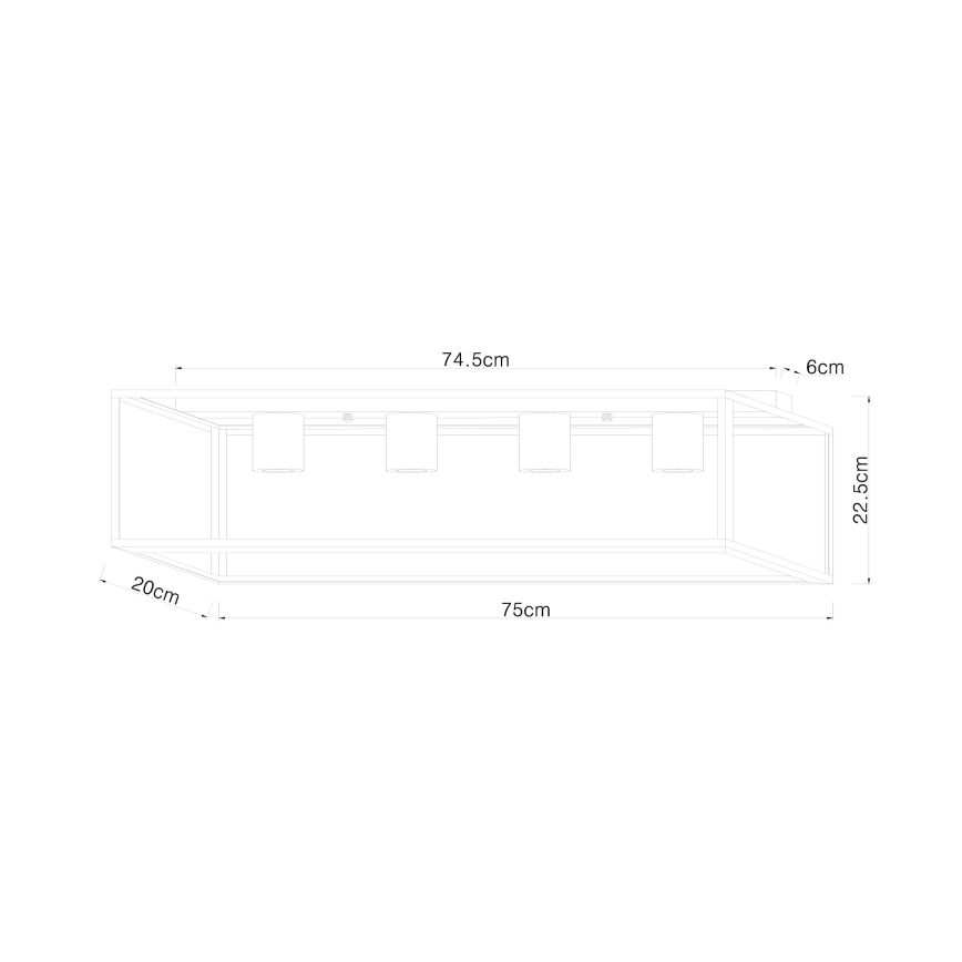 Globo - Lubinis šviestuvas 4xE27/60W/230V