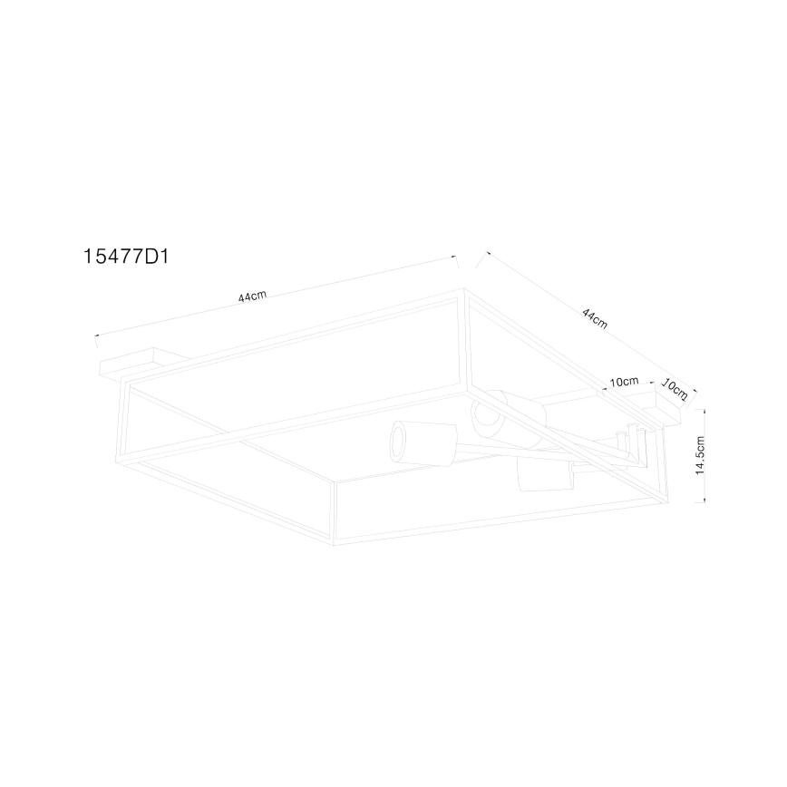 Globo - Lubinis šviestuvas 3xE27/60W/230V
