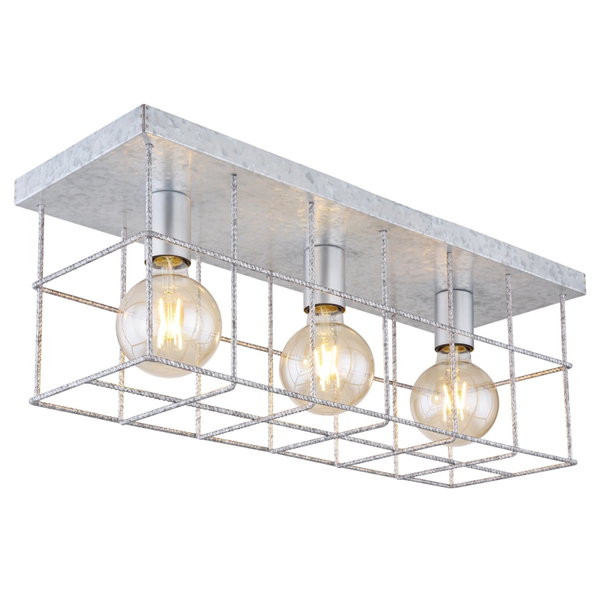 Globo 15530Z-3D - Lubinis šviestuvas MERRIL 3xE27/60W/230V