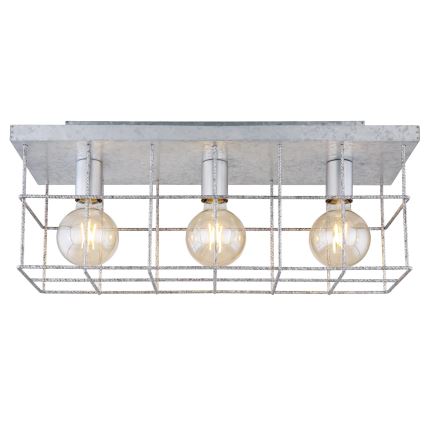 Globo 15530Z-3D - Lubinis šviestuvas MERRIL 3xE27/60W/230V