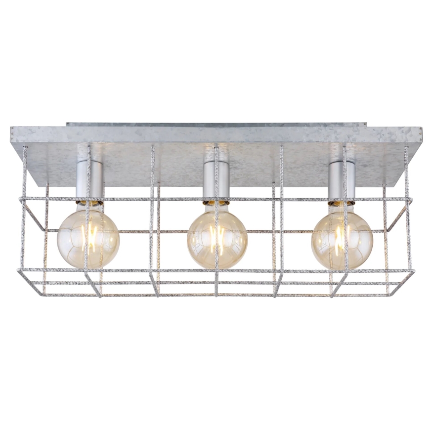 Globo 15530Z-3D - Lubinis šviestuvas MERRIL 3xE27/60W/230V