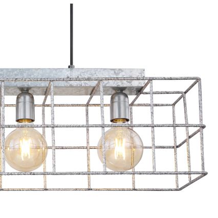 Globo 15530Z-4H - Pakabinamas sietynas MERRIL 4xE27/60W/230V