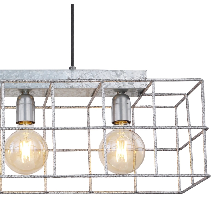 Globo 15530Z-4H - Pakabinamas sietynas MERRIL 4xE27/60W/230V