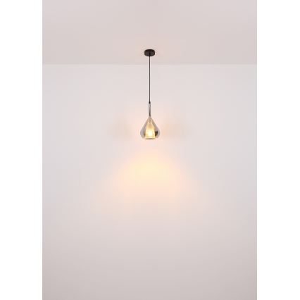 Globo - Pakabinamas sietynas 1xE27/60W/230V diametras 20 cm juoda