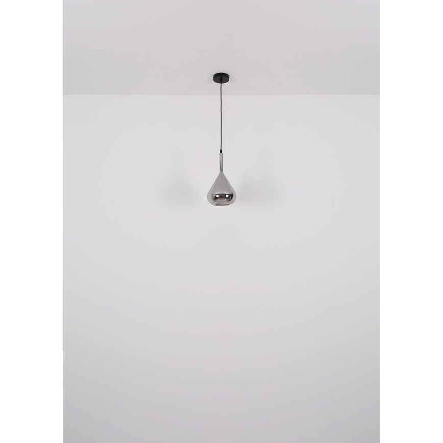 Globo - Pakabinamas sietynas 1xE27/60W/230V diametras 20 cm juoda
