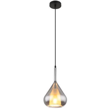 Globo - Pakabinamas sietynas 1xE27/60W/230V diametras 20 cm juoda