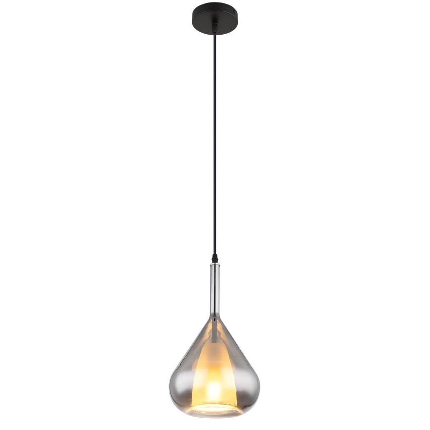 Globo - Pakabinamas sietynas 1xE27/60W/230V diametras 20 cm juoda