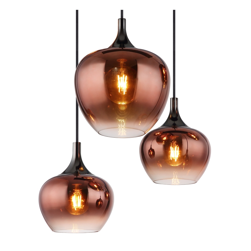 Globo - Vario spalvos pakabinamas šviestuvas ant laido 6xE27/40W/230V