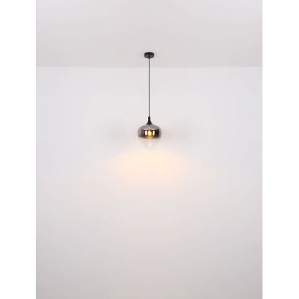 Globo - Pakabinamas sietynas 1xE27/40W/230V diametras 24 cm juoda