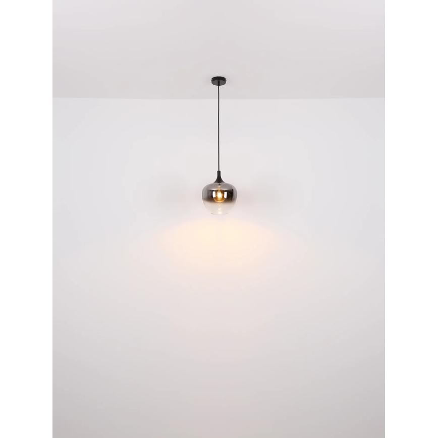 Globo - Pakabinamas sietynas 1xE27/40W/230V diametras 24 cm juoda
