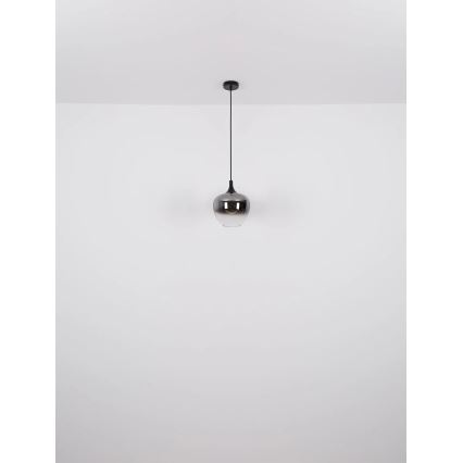 Globo - Pakabinamas sietynas 1xE27/40W/230V diametras 24 cm juoda