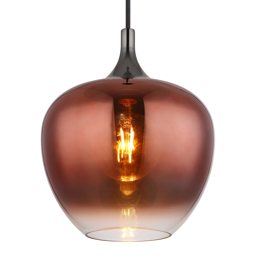Globo - Pakabinamas sietynas 1xE27/60W/230V diametras 24 cm varis