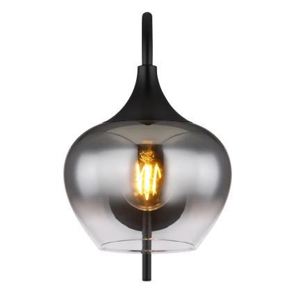 Globo - Sieninis šviestuvas 1xE27/40W/230V juoda