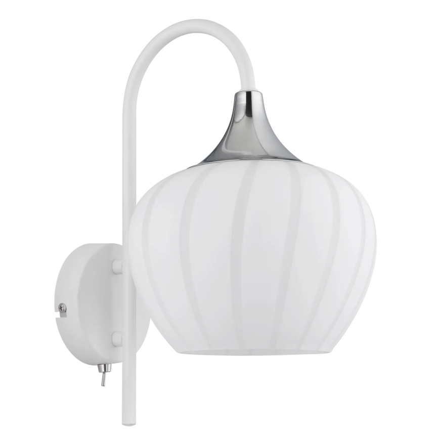 Globo - Sieninis šviestuvas 1xE27/40W/230V balta