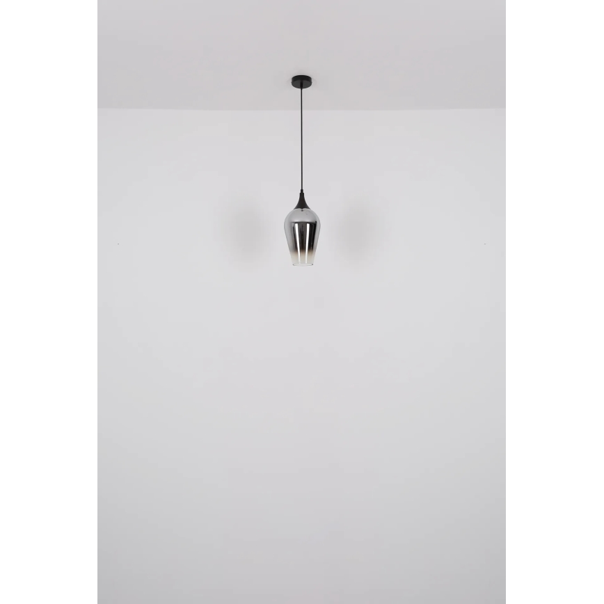 Globo - Pakabinamas sietynas 1xE27/60W/230V diametras 18 cm juoda