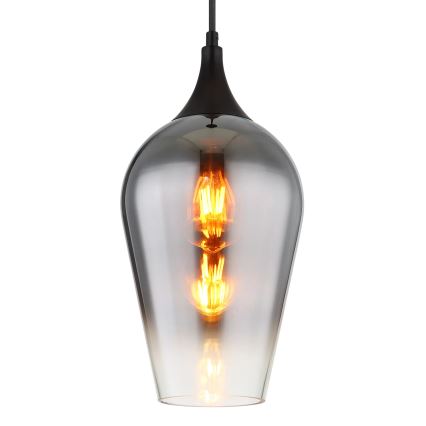 Globo - Pakabinamas sietynas 1xE27/60W/230V diametras 18 cm juoda