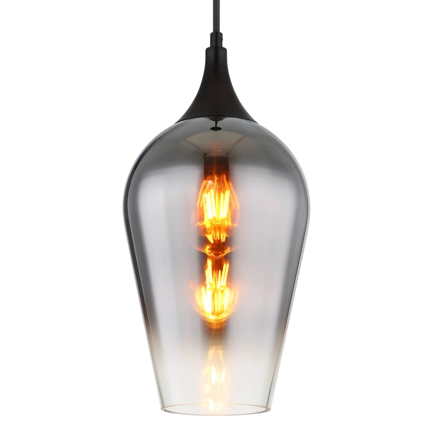 Globo - Pakabinamas sietynas 1xE27/60W/230V diametras 18 cm juoda