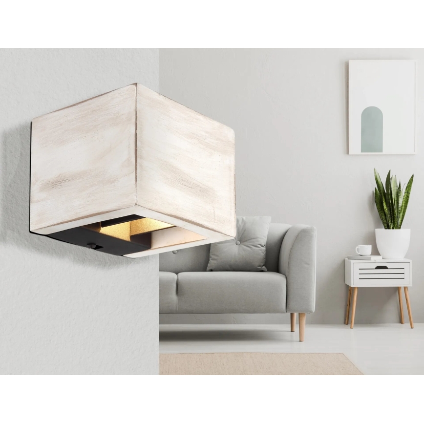 Globo - LED sieninis šviestuvas LED/8W/230V kreminė