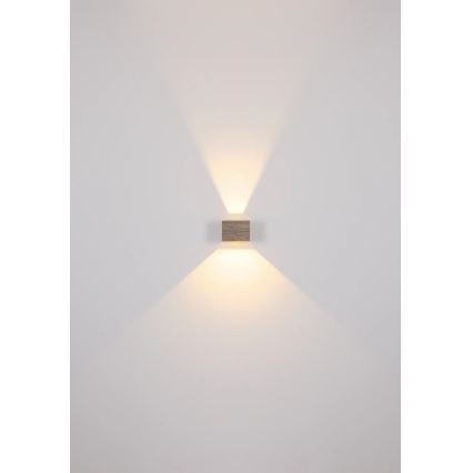 Globo - LED sieninis šviestuvas LED/8W/230V ruda