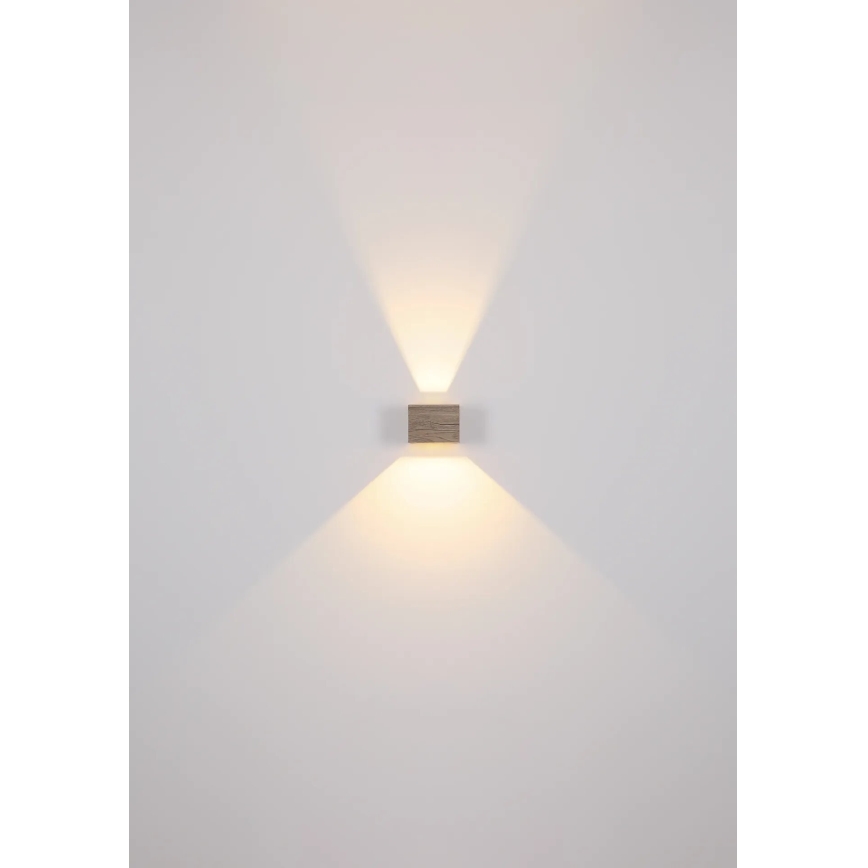 Globo - LED sieninis šviestuvas LED/8W/230V ruda