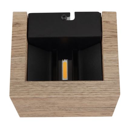 Globo - LED sieninis šviestuvas LED/8W/230V ruda