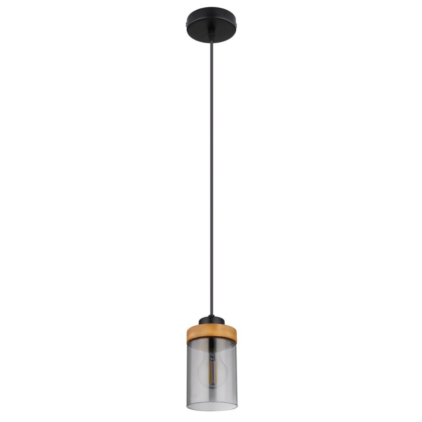 Globo - Pakabinamas sietynas FINCA 1xE27/40W/230V metalas/medis
