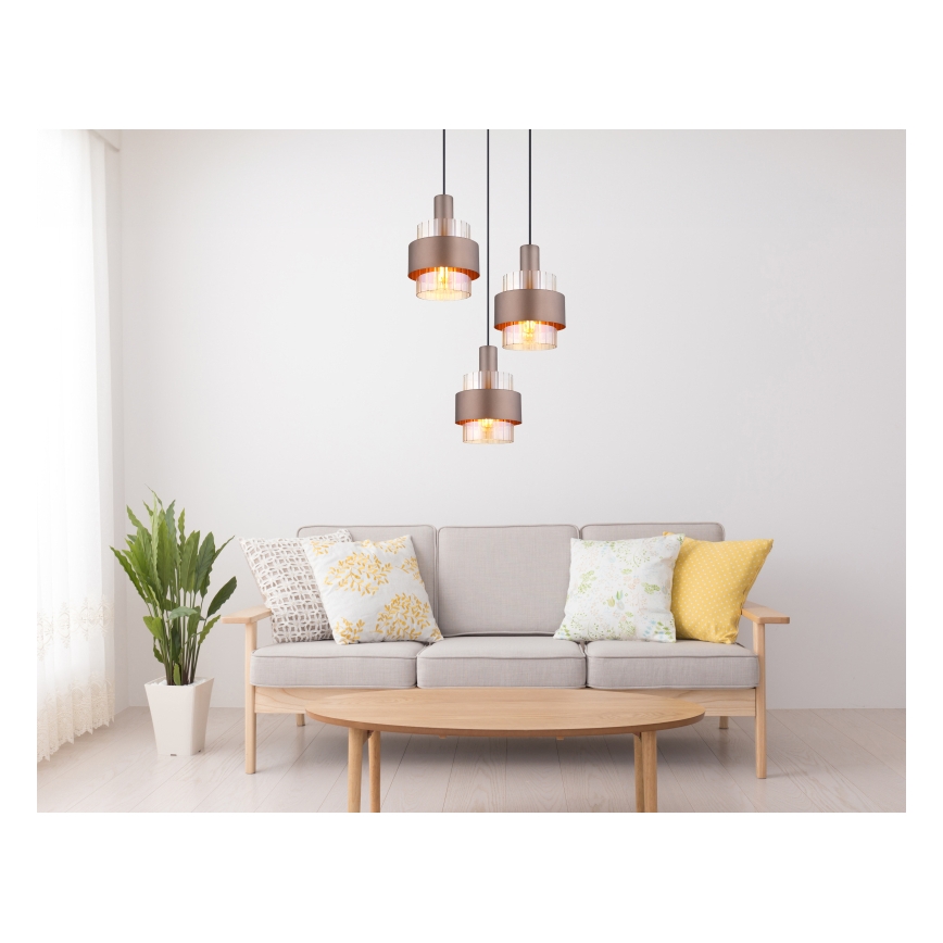 Globo - pakabinama liustra ant laido 3xE27/60W/230V