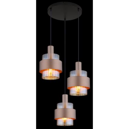 Globo - Pakabinamas sietynas 3xE27/60W/230V diametras 45 cm